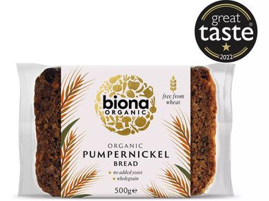 Biona Organic Pumpernickel Bread 500g Meats & Eats