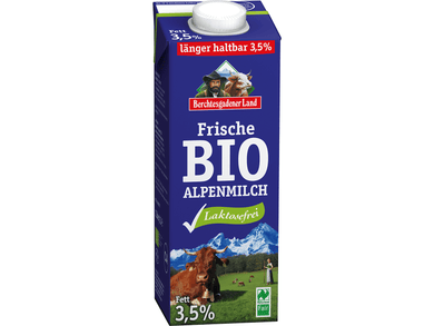 Organic Fresh milk Lactose free, 3,5% fat, 1,0l T - Meats And Eats