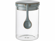 Load image into Gallery viewer, Pixie Jar w/Lid &amp; Spoon, Green, Glass - Meats And Eats
