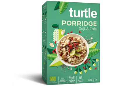 Turtle Organic Porridge Goji & Chia GLUTEN FREE 400g Meats & Eats