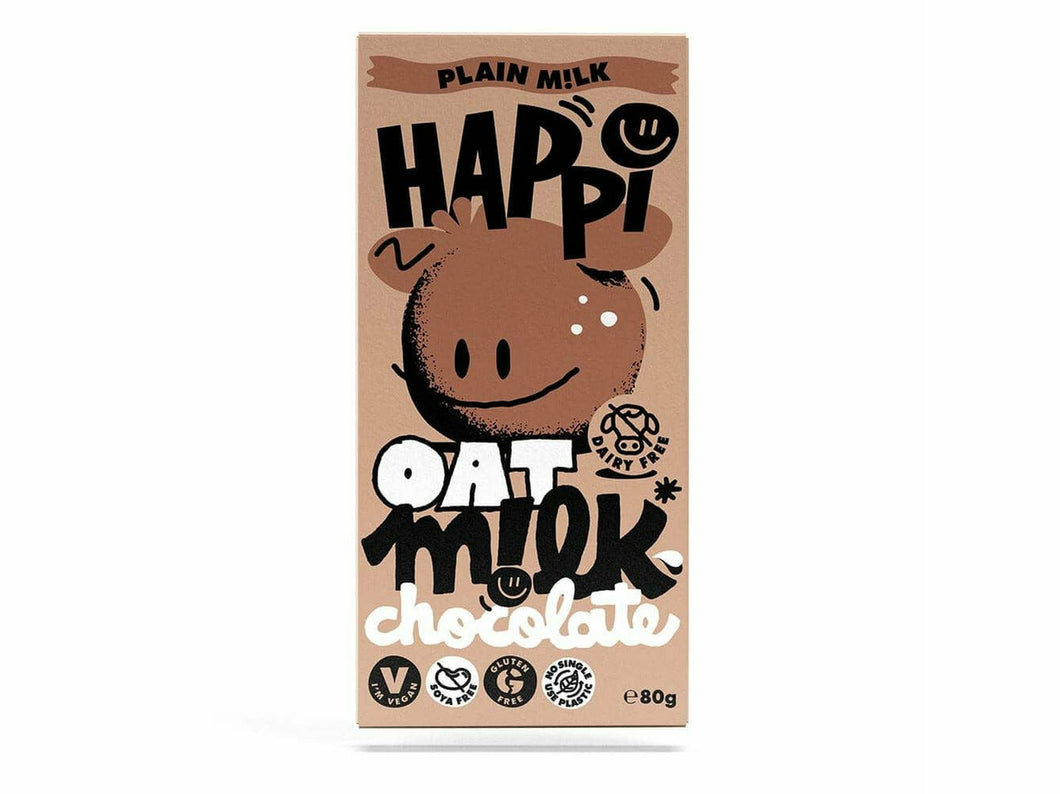 Happi Oat Milk Chocolate Bar 80g