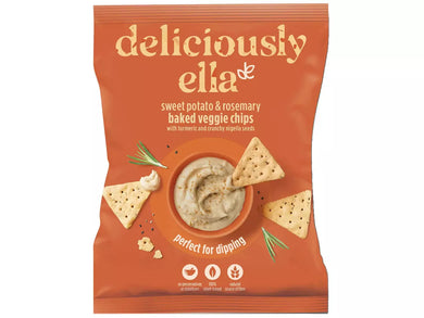 Deliciously Ella, Baked Veggie Crackers, Sweet Potato & Rosemary 100g Meats & Eats