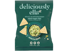 Load image into Gallery viewer, Deliciously Ella, Sea Salt, Black Pepper &amp; Olive oil Crackers, 100g
