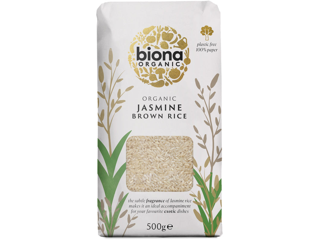 Biona Organic Jasmine Brown Rice 500g Meats & Eats