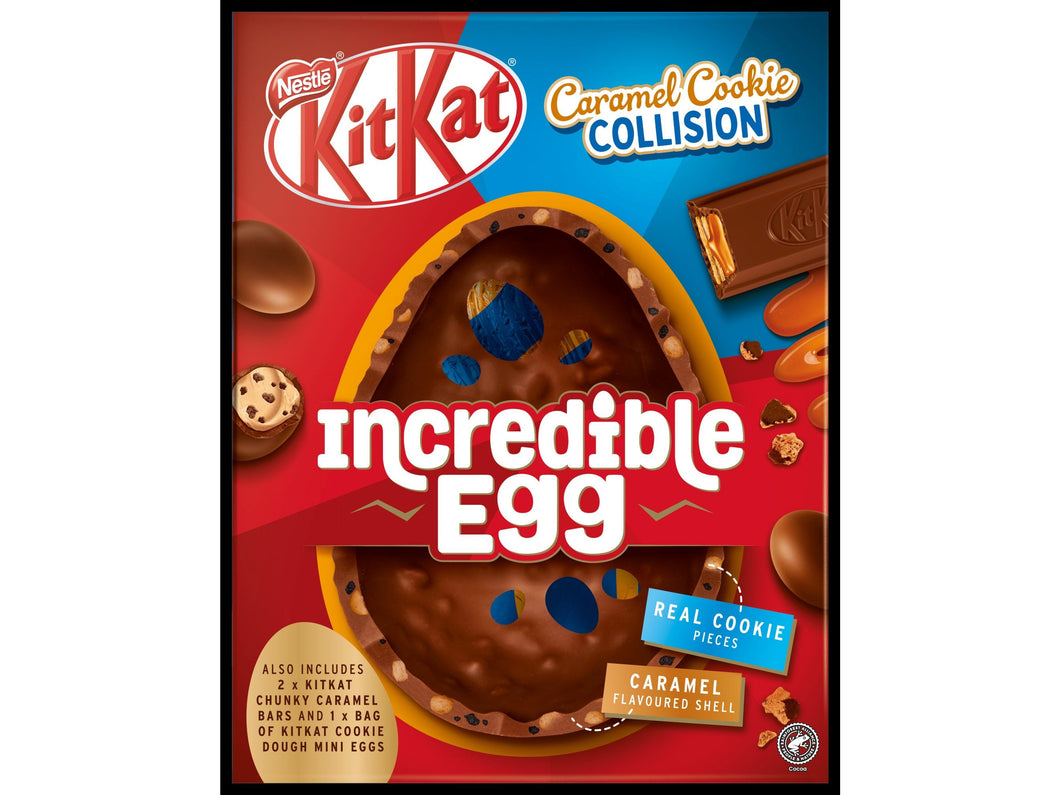Kit Kat Caramel Cookie Collision Incredible Egg 556g