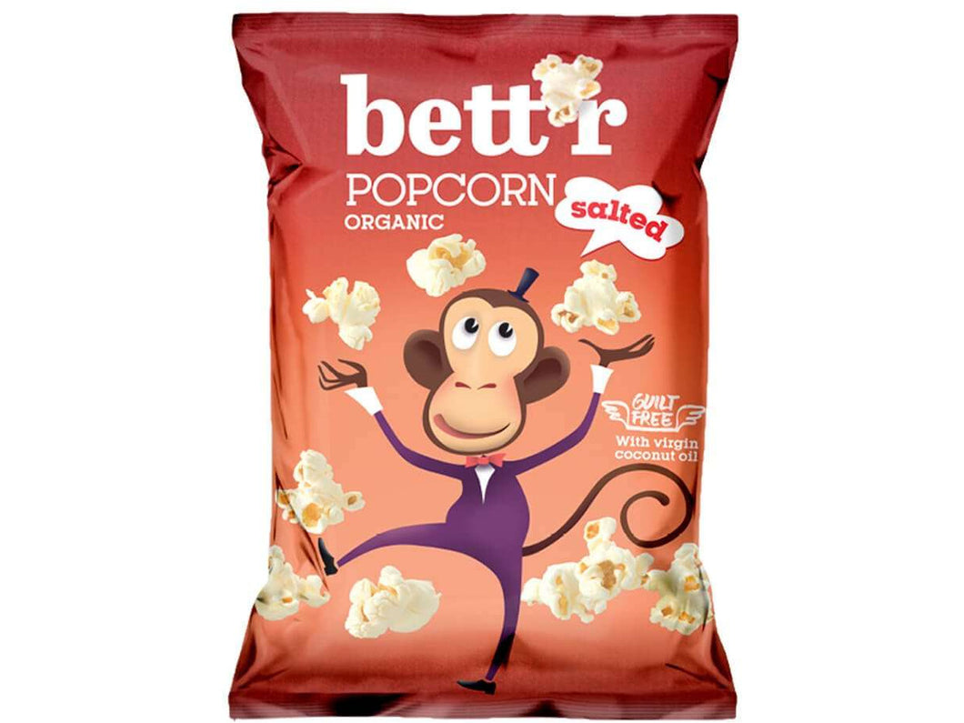 Bett'r Organic Salted Popcorn 60g