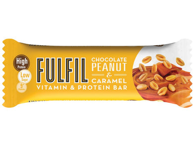 Fulfil Nutrition Vitamin & Protein Bar Chocolate Peanut & Caramel 55g Meats & Eats