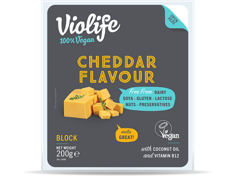 Violife 100% Vegan Cheddar Block 200g