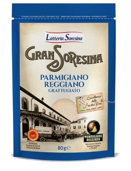 Gran Soresina Grated Parmigiano Reggiano 80g