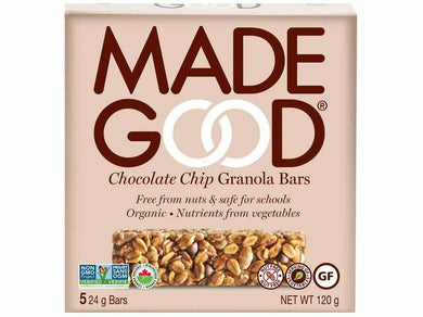Made Good Chocolate Chip Granola Bars 24g x6 Meats & Eats