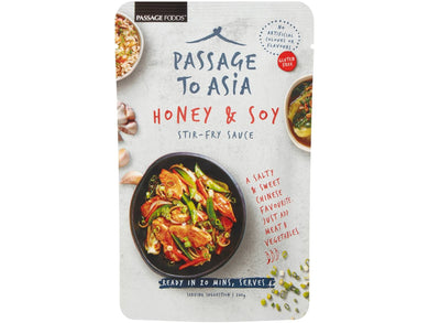 Passage to Asia Honey & Soy Stir Fry Sauce 200g Meats & Eats