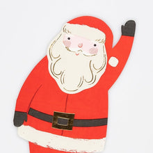 Load image into Gallery viewer, Jolly Christmas Santa Napkins (x 16) Meats &amp; Eats
