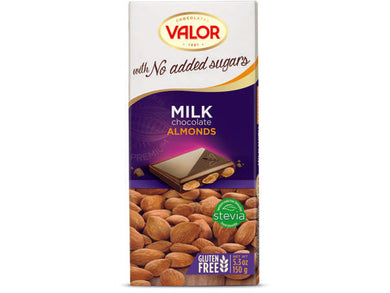 Valor Almonds Milk Chocolate Bar 150g Meats & Eats