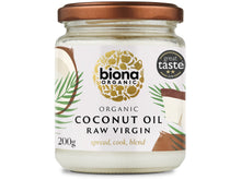 Load image into Gallery viewer, Biona Organic Raw Virgin Coconut Oil 200g Meats &amp; Eats
