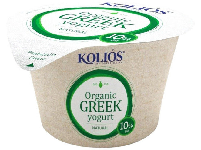 Kolios Organic Greek Yogurt Natural 10% fat 150g Meats & Eats