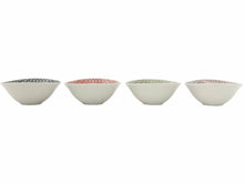 Load image into Gallery viewer, Viola Bowl, Green, Stoneware Meats &amp; Eats
