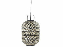 Load image into Gallery viewer, Pendant Lamp, Black, Bamboo - Meats And Eats
