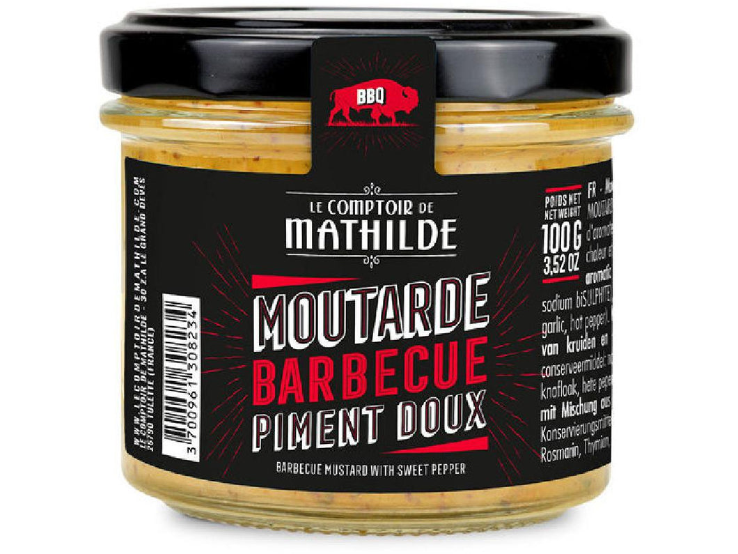 Le Comptoir de Mathilde BBQ Mustard w/ Sweet Pepper 100g