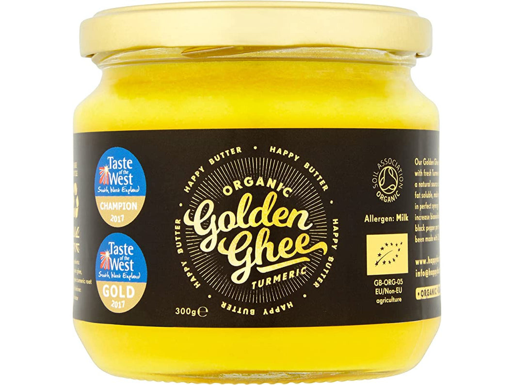 Happy Butter Organic Golden Turmeric Ghee 150g