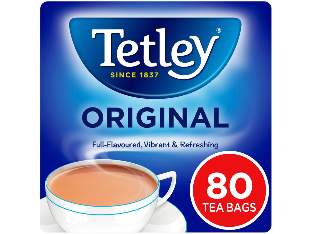 Tetley Original Tea x80, 250g Meats & Eats