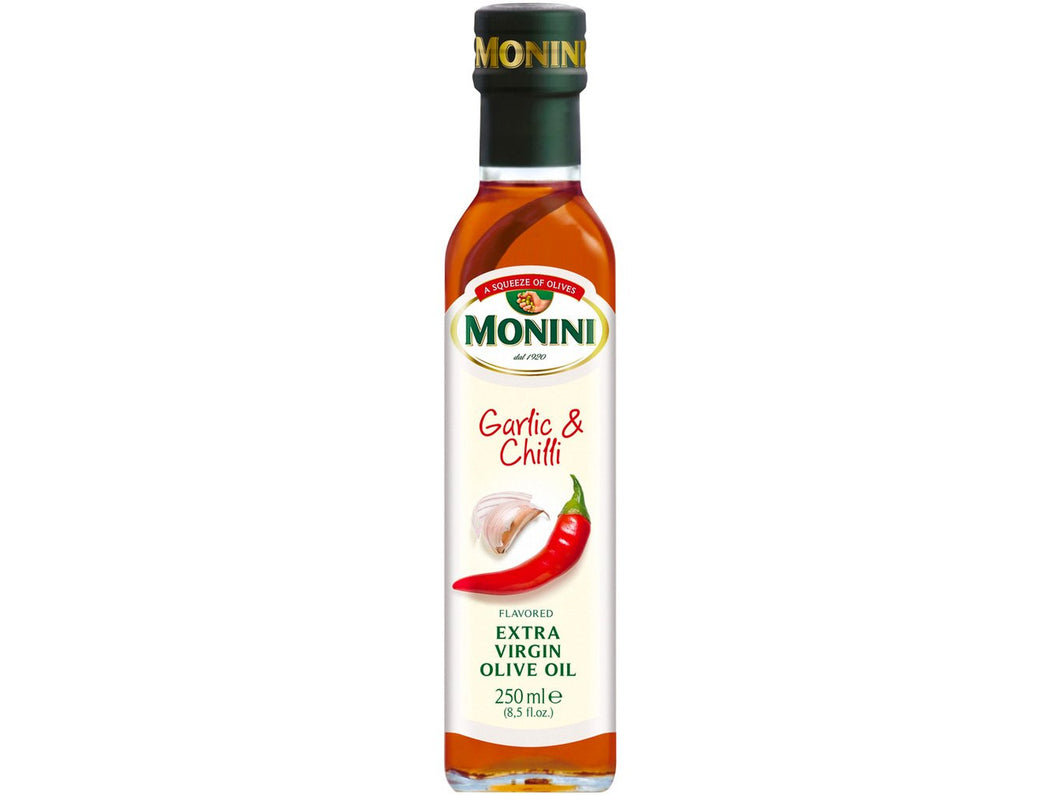 Monini Garlic & Chilli Flavoured Extra Virgin Olive Oil 250ml