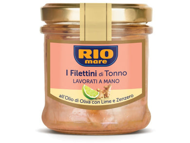 Rio Mare Tuna Fillets in Olive Oil, Lime & Ginger 130g Meats & Eats