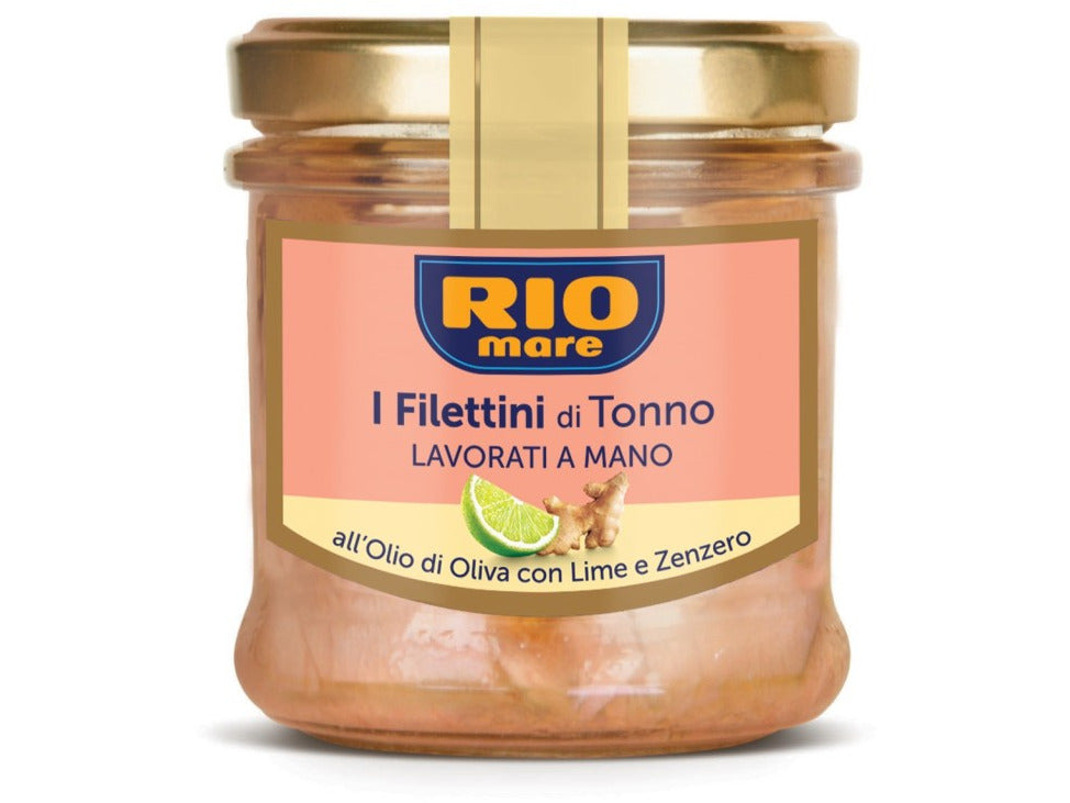 Rio Mare Tuna Fillets in Olive Oil, Lime & Ginger 130g