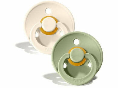 BIBS Colour 2 PACK Ivory/Sage - Meats And Eats
