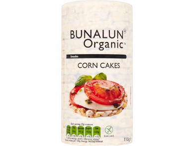 Bunalun Organic Corn Cakes 110g Meats & Eats