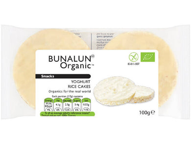 Bunalun Organic Yogurt Rice Cakes 100g Meats & Eats