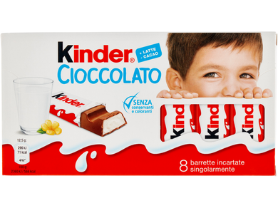 Kinder Cioccolato 8x12.5g Meats & Eats