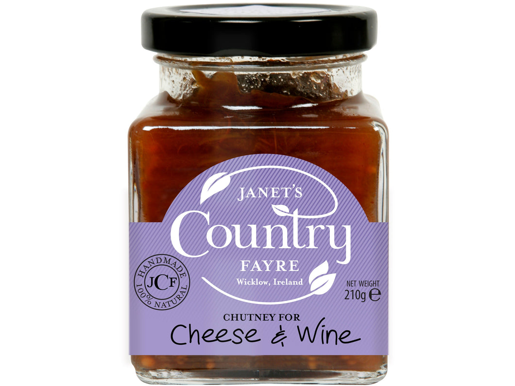 Janets Country Fayre Chutney for Cheese & Wine 210g