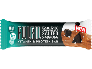 Fulfil Nutrition Vitamin & Protein Bar Dark Chocolate Salted Caramel 55g Meats & Eats