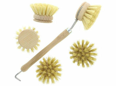 Hill Brush Company Washing Up Brush + Four Heads - Meats And Eats