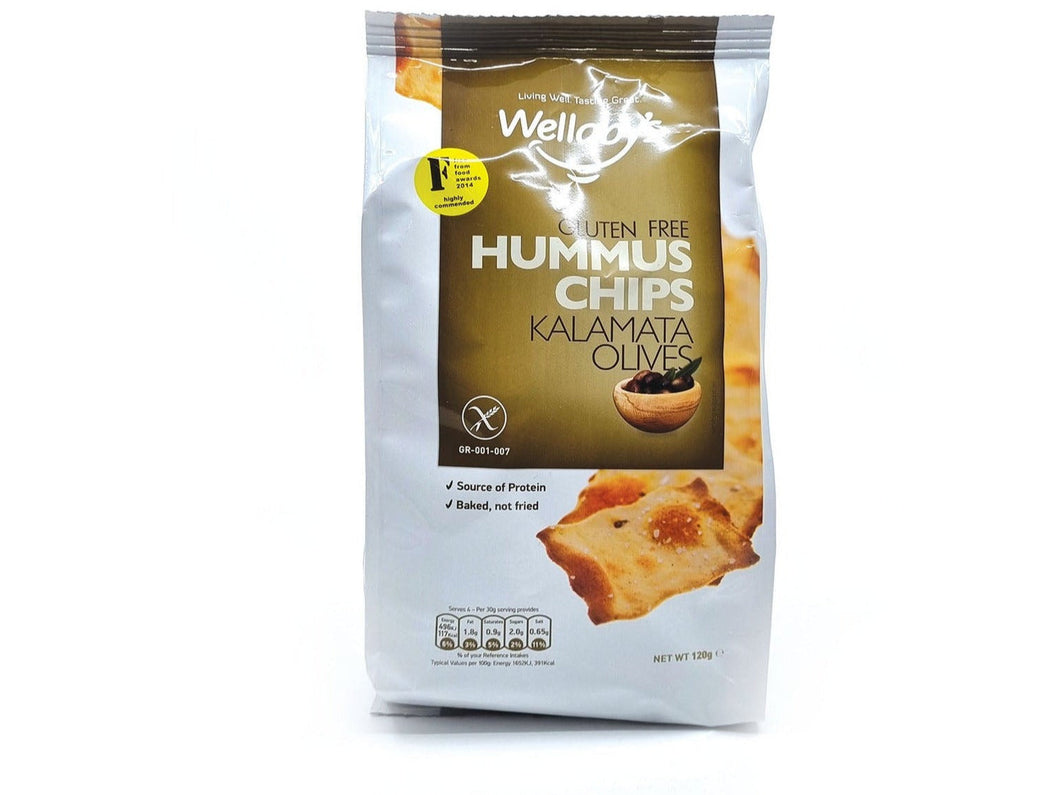 Hummus Kalamata Olives Chips - Wellaby's 120g
