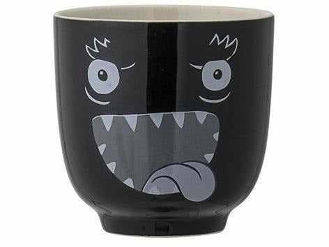 Monster Cup, Black, Stoneware - Meats And Eats