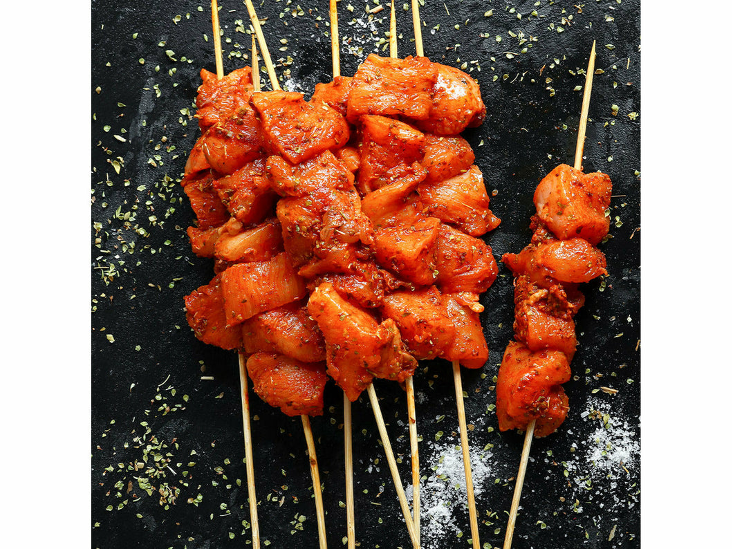 Pre-cooked Chicken Kebabs in BBQ & Sweet Paprika Marinade, 500g