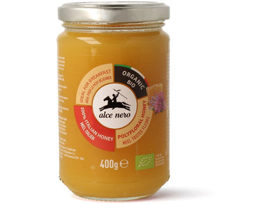 Alce Nero Organic Italian Polyfloral Honey - MI405 400g Meats & Eats