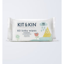 Load image into Gallery viewer, Kit &amp; Kin Eco Baby Wipes (60 pack)
