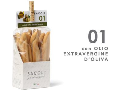 Bacoli Grissini with Extra Virgin Olive Oil - Marta Maistrello 150g Meats & Eats