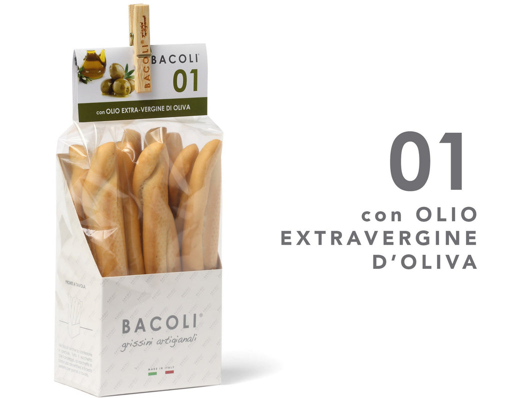 Bacoli Grissini with Extra Virgin Olive Oil - Marta Maistrello 150g