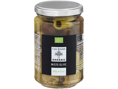Casa Rinaldi Organic Mixed Olives in Oil 280g Meats & Eats