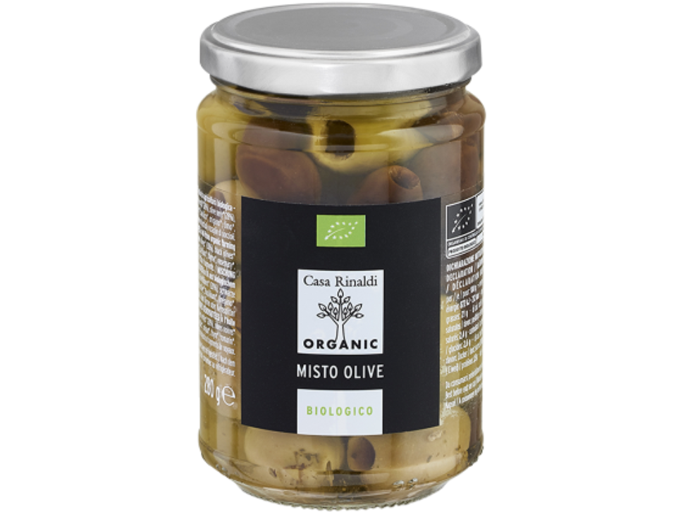 Casa Rinaldi Organic Mixed Olives in Oil 280g