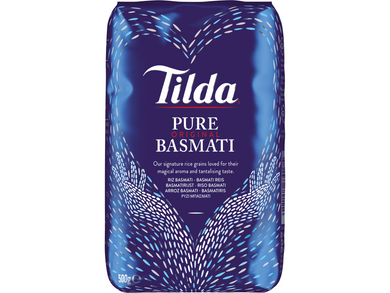 Tilda Pure Original Basmati Rice 500g Meats & Eats