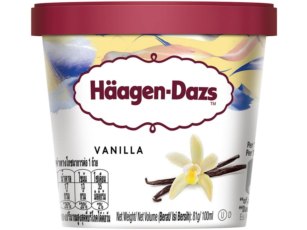 Haagen Dazs Vanilla 81g Meats & Eats