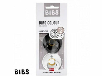 Bibs Colour Dummies - 2pc Iron/White - Meats And Eats