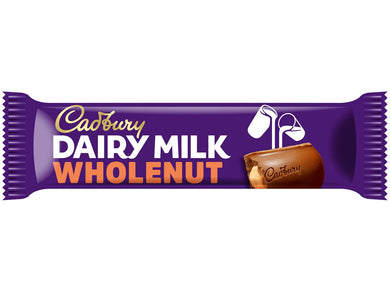 Cadbury Wholenut Chocolate Bar 45g Meats & Eats