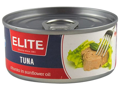 Elite Tuna Chunks in Sunflower Oil 160g Meats & Eats