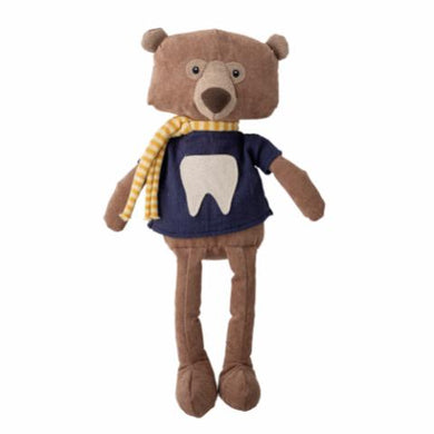 Harry the tooth fairy Soft Toy, Brown, Polyester Meats & Eats