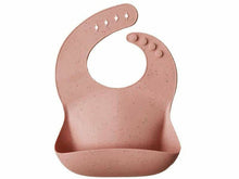 Load image into Gallery viewer, Silicone Bib Peach Terrazzo - Meats And Eats
